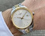 Buy Shop Tissot Ballade Quartz Silver Dial Two Tone Steel Strap Watch for Men - T156.410.22.031.00 USA Online