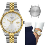 Buy Shop Tissot Ballade Quartz Silver Dial Two Tone Steel Strap Watch for Men - T156.410.22.031.00 USA Online