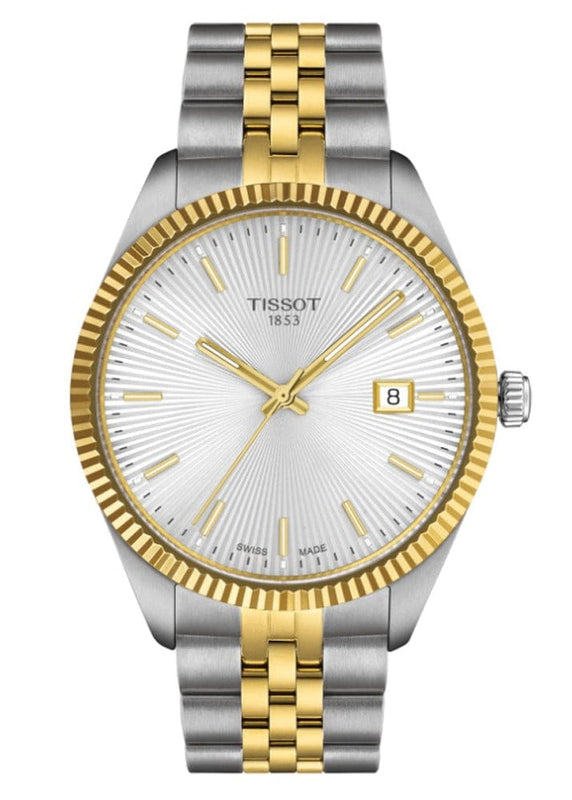 Buy Shop Tissot Ballade Quartz Silver Dial Two Tone Steel Strap Watch for Men - T156.410.22.031.00 USA Online