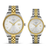 Buy Shop Tissot Ballade Quartz Silver Dial Two Tone Steel Strap Watch for Women - T156.210.22.031.00 USA Online