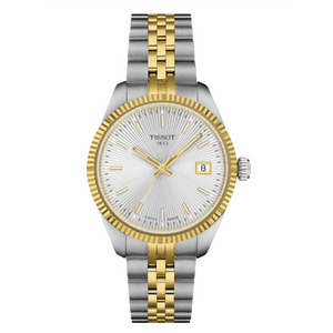 Buy Shop Tissot Ballade Quartz Silver Dial Two Tone Steel Strap Watch for Women - T156.210.22.031.00 USA Online