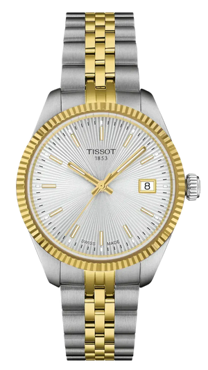 Buy Shop Tissot Ballade Quartz Silver Dial Two Tone Steel Strap Watch for Women - T156.210.22.031.00 USA Online