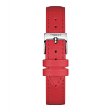 Buy Shop Tissot Bella Ora Round White Dial Black Leather Strap Watch For Women - T103.210.16.018.00 USA Online