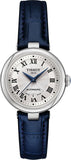 Buy Shop Tissot Bellissima Automatic Silver Dial Blue Leather Strap Watch For Women - T126.207.16.013.00 USA Online