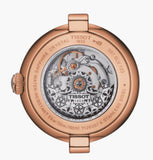 Buy Shop Tissot Bellissima Automatic Silver Dial Brown Leather Strap Watch For Women - T126.207.36.013.00 USA Online