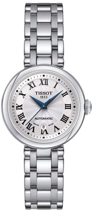 Buy Shop Tissot Bellissima Automatic Silver Dial Silver Steel Strap Watch For Women - T126.207.11.013.00 USA Online