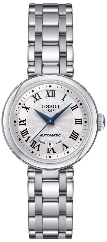 Buy Shop Tissot Bellissima Automatic Silver Dial Silver Steel Strap Watch For Women - T126.207.11.013.00 USA Online