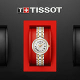 Buy Shop Tissot Bellissima Small Lady Mother of Pearl Dial Two Tone Steel Strap Watch For Women - T126.010.22.013.00 USA Online