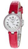 Buy Shop Tissot Bellissima Small Lady Diamonds Mother of Pearl Dial Red Leather Strap Watch For Women - T126.010.66.113.00 USA Online