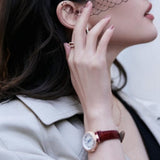 Buy Shop Tissot Bellissima Small Lady Diamonds Silver Dial Brown Leather Strap Watch For Women - T126.207.66.113.00 USA Online