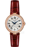 Buy Shop Tissot Bellissima Small Lady Diamonds Silver Dial Brown Leather Strap Watch For Women - T126.207.66.113.00 USA Online