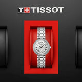 Buy Shop Tissot Bellissima Small Lady Diamonds Silver Dial Silver Steel Strap Watch For Women - T126.010.61.113.00 USA Online