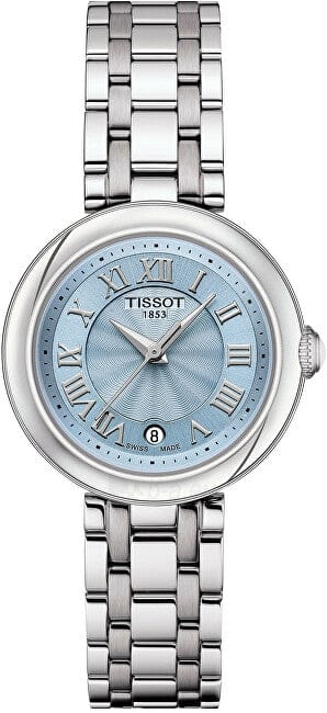 Buy Shop Tissot Bellissima Small Lady Light Blue Dial Silver Steel Strap Watch for Women - T126.010.11.133.00 USA Online
