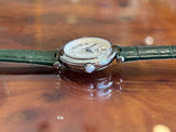 Buy Shop Tissot Bellissima Small Lady Mother of Pearl Dial Green Leather Strap Watch for Women - T126.010.16.113.02 USA Online