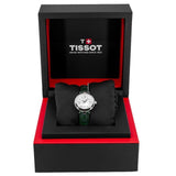Buy Shop Tissot Bellissima Small Lady Mother of Pearl Dial Green Leather Strap Watch for Women - T126.010.16.113.02 USA Online