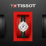 Buy Shop Tissot Bellissima Small Lady Mother of Pearl Dial Green Leather Strap Watch for Women - T126.010.16.113.02 USA Online