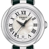 Buy Shop Tissot Bellissima Small Lady Mother of Pearl Dial Green Leather Strap Watch for Women - T126.010.16.113.02 USA Online