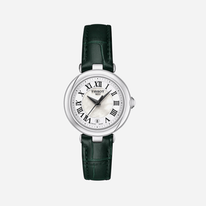 Buy Shop Tissot Bellissima Small Lady Mother of Pearl Dial Green Leather Strap Watch for Women - T126.010.16.113.02 USA Online