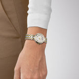 Buy Shop Tissot Bellissima Small Lady Mother of Pearl Dial Two Tone Steel Strap Watch For Women - T126.010.22.013.00 USA Online