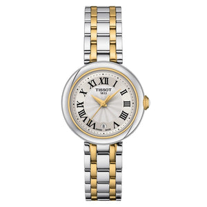 Buy Shop Tissot Bellissima Small Lady Mother of Pearl Dial Two Tone Steel Strap Watch For Women - T126.010.22.013.00 USA Online