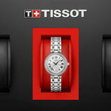 Buy Shop Tissot Bellissima Small Lady Diamonds Silver Dial Silver Steel Strap Watch For Women - T126.010.61.113.00 USA Online