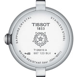 Buy Shop Tissot Bellissima Small Lady Silver Dial Black Leather Strap Watch For Women - T126.010.16.013.00 USA Online