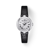 Buy Shop Tissot Bellissima Small Lady Silver Dial Black Leather Strap Watch For Women - T126.010.16.013.00 USA Online