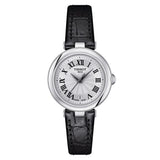 Buy Shop Tissot Bellissima Small Lady Silver Dial Black Leather Strap Watch For Women - T126.010.16.013.00 USA Online