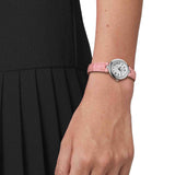 Buy Shop Tissot Bellissima Small Lady Silver Dial Pink Leather Strap Watch For Women - T126.010.16.013.01 USA Online
