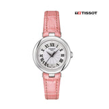 Buy Shop Tissot Bellissima Small Lady Silver Dial Pink Leather Strap Watch For Women - T126.010.16.013.01 USA Online