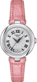 Buy Shop Tissot Bellissima Small Lady Silver Dial Pink Leather Strap Watch For Women - T126.010.16.013.01 USA Online