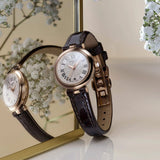 Buy Shop Tissot Bellissima Small Lady White Dial Brown Leather Strap Watch For Women - T126.010.36.013.00 USA Online
