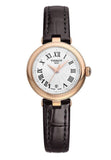 Buy Shop Tissot Bellissima Small Lady White Dial Brown Leather Strap Watch For Women - T126.010.36.013.00 USA Online