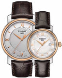 Buy Shop Tissot Bridgeport Lady White Dial Brown Leather Strap Watch For Women - T097.010.26.118.00 USA Online