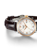 Buy Shop Tissot Bridgeport Lady White Dial Brown Leather Strap Watch For Women - T097.010.26.118.00 USA Online