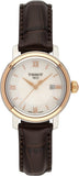 Buy Shop Tissot Bridgeport Lady White Dial Brown Leather Strap Watch For Women - T097.010.26.118.00 USA Online