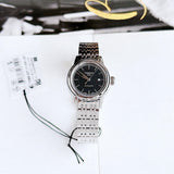 Buy Shop Tissot Carson Automatic Black Dial Silver Steel Strap Watch For Women - T085.207.11.051.00 USA Online