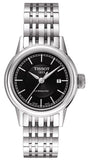 Buy Shop Tissot Carson Automatic Black Dial Silver Steel Strap Watch For Women - T085.207.11.051.00 USA Online