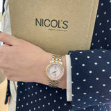 Buy Shop Tissot T Classic Carson Premium 30 White Dial Two Tone Steel Strap Watch for Women - T122.207.22.031.01 USA Online
