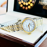 Buy Shop Tissot Carson Automatic Silver Dial Two Tone Steel Strap Watch For Women - T085.207.22.011.00 USA Online