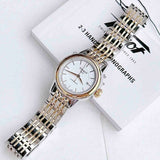Buy Shop Tissot Carson Automatic Silver Dial Two Tone Steel Strap Watch For Women - T085.207.22.011.00 USA Online