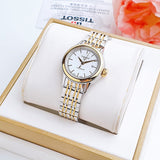 Buy Shop Tissot Carson Automatic Silver Dial Two Tone Steel Strap Watch For Women - T085.207.22.011.00 USA Online