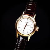 Buy Shop Tissot Carson Automatic White Dial Brown Leather Strap Watch For Women - T085.207.36.011.00 USA Online