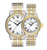 Buy Shop Tissot Carson Lady White Dial Two Tone Steel Strap Watch For Women - T085.210.22.013.00 USA Online