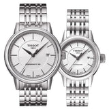 Buy Shop Tissot Carson Powermatic 80 Silver Dial Silver Steel Strap Watch For Men - T085.407.11.011.00 USA Online