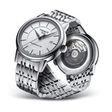 Buy Shop Tissot T Classic Carson Premium Powermatic 80 White Dial Silver Steel Strap Watch For Men - T122.407.11.031.00 USA Online