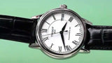Buy Shop Tissot Carson Powermatic 80 White Dial Black Leather Strap Watch For Men - T085.407.16.013.00 USA Online
