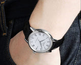 Buy Shop Tissot Carson Powermatic 80 White Dial Black Leather Strap Watch For Men - T085.407.16.013.00 USA Online