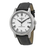 Buy Shop Tissot Carson Powermatic 80 White Dial Black Leather Strap Watch For Men - T085.407.16.013.00 USA Online