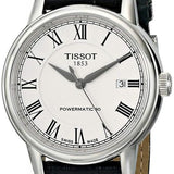 Buy Shop Tissot Carson Powermatic 80 White Dial Black Leather Strap Watch For Men - T085.407.16.013.00 USA Online